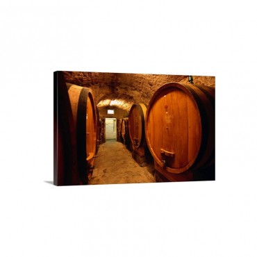 Wine Cask Tuscany Italy Europe Wall Art - Canvas - Gallery Wrap
