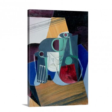 Wine Jug and Glass 1916 Wall Art - Canvas - Gallery Wrap