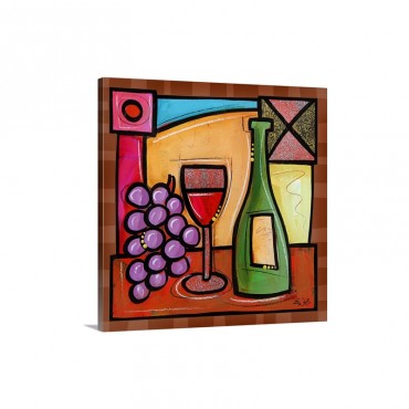 Wine Celebration Wall Art - Canvas - Gallery Wrap