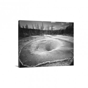 Wyoming Yellowstone National Park Morning Glory Pool Thermal Pool In The Park Wall Art - Canvas - Gallery Wrap
