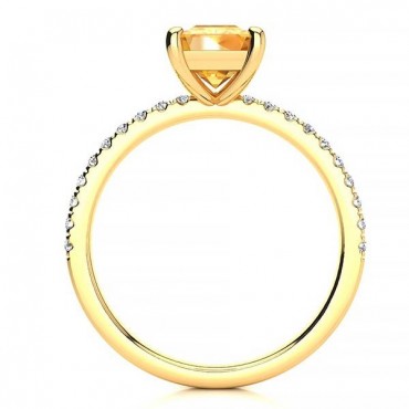 Yana Citrine Ring - Yellow Gold