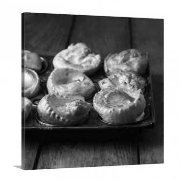 Yorkshire Puddings In The Baking Tin UK Wall Art - Canvas - Gallery Wrap