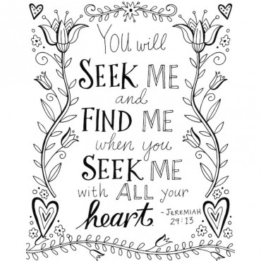 You Will Seek Me And Find Me