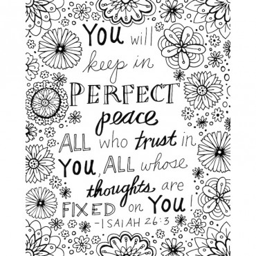 You Will Keep In Perfect Peace