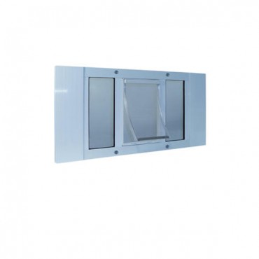 Ideal Pet Aluminum Sash Window Pet Door Medium 23 28 Inches