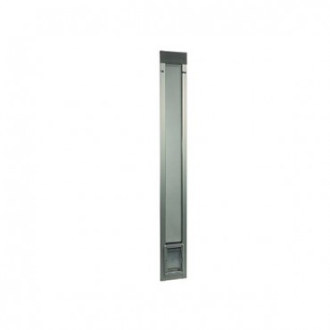 Ideal Pet Fast Fit Pet Patio Door Small Silver Frame 77 Five Eighth To 80 Three Eighth Inches