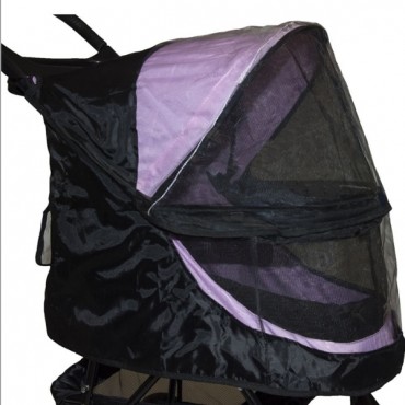 Weather Cover For No Zip Happy Trails Pet Stroller Black