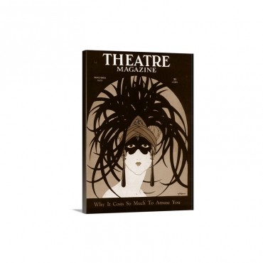 Theatre Magazine, November 1923 Wall Art - Canvas - Gallery Wrap