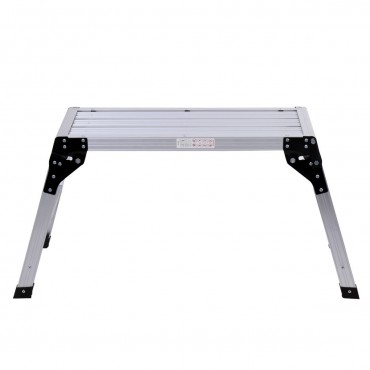 New HD EN131 Aluminum Platform Drywall Step Up Folding Work Bench Stool Ladder