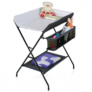Baby Storage Folding Diaper Changing Table