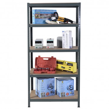 Adjustable 5 Tiers Steel Metal Storage Shelves