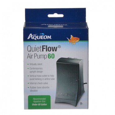 Aqueous Quiet Flow Air Pump - Air Pump 60 - Up to 60 Gallon Aquariums