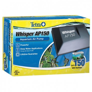 Tetra Whisper Air Pump - Deep Water - AP 150 - 1 Air Outlet - 150 Gallons