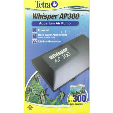 Tetra Whisper Air Pump - Deep Water - AP 300 - 2 Air Outlets - 300 Gallons