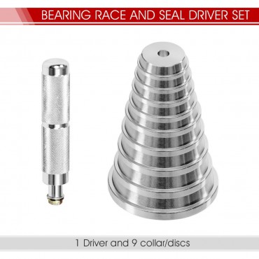 10 Pcs Wheel Bearing Race And Seal Driver Set