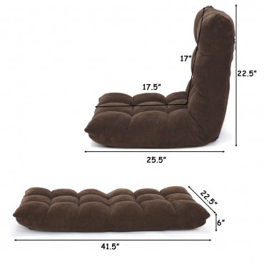Adjustable 14 - Position Cushioned Floor Chair