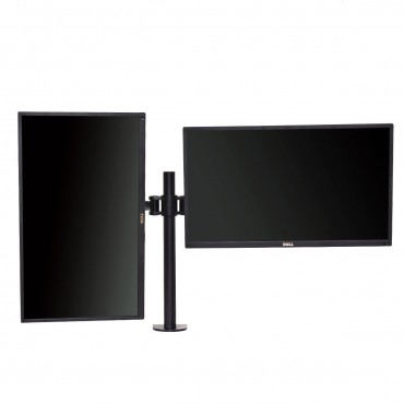 Adjustable Monitor Mount For Dual LCD Flat Screen Monitor