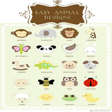 Baby Animal Round Travel Candle Tins - 24 Pieces