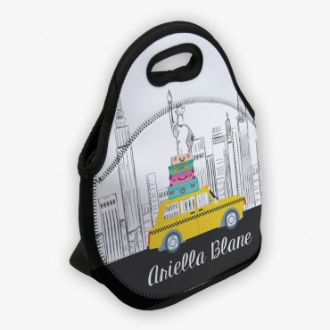 Big City Life Personalize Lunch Bag
