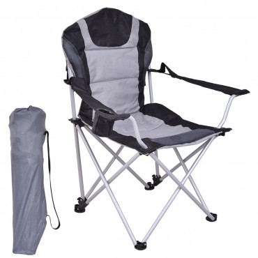 Portable Fishing Camping Chair W / Cup Holder