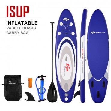 10 Ft. Inflatable Surfboard SUP with Adjustable Paddle Fin