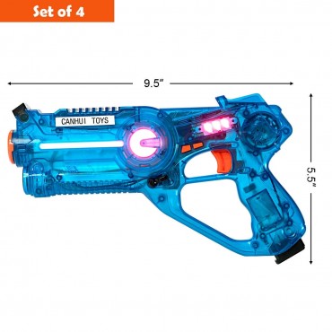 4 - Set Infrared Laser Tag Guns Battle Blasters Mega Pack