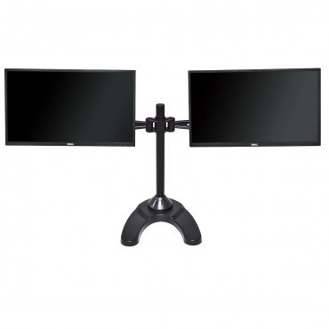 V Shape Adjustable Monitor Mount for Dual LCD Flat Screen Monitor