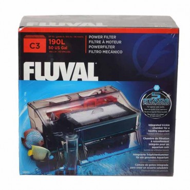 Flu val C Series Power Filters - C 3 Power Filter - 153 GP H - 20-50 Gallons