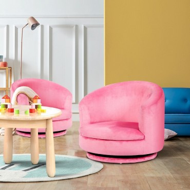 Toddler Children Single Cute Beautiful Rotating Sofa