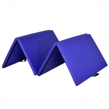 4 Ft. x 10 Ft. x 2 In. Thick Folding Panel Gymnastics Mat