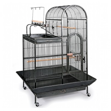 Deluxe Parrot Dometop Cage with Playtop