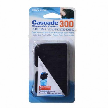 Cascade Internal Filter Disposable Carbon Filter Cartridges - Cascade 300 2 Pack - 4 Pieces