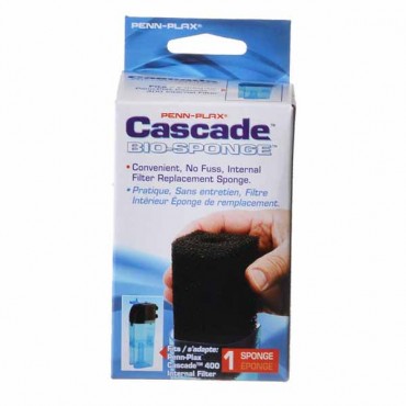 Cascade Bio-Sponge for Internal Filters - Cascade 400 - 1 Pack - 4 Pieces