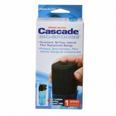 Cascade Bio-Sponge for Internal Filters - Cascade 600 - 1 Pack - 2 Pieces