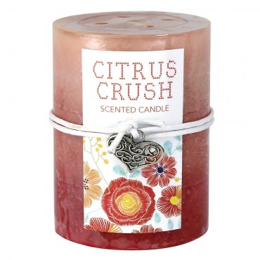 Citrus Crush Pillar Candle 3X4