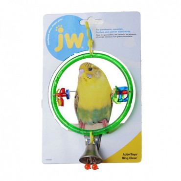 JW Insight Clear Ring Bird Perch - Clear Ring Bird Perch - 3 Pieces