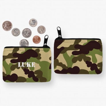 Custom Camouflage Coin Purse