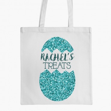 Customized Easter Egg Tote Bag