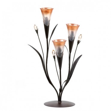 Dawn Lilies Candle holder