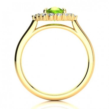 Debora Peridot Ring - Yellow Gold