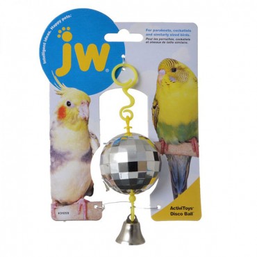 JW Insight Disco Ball Bird Toy - Disco Ball Bird Toy - 4 Pieces