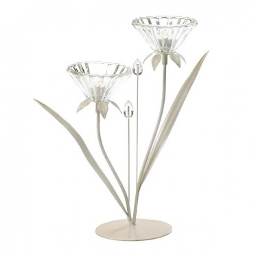 Double Posy Candle Holder