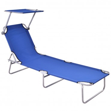 Foldable Relaxing Lounge Beach Chair