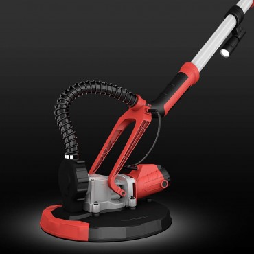 Adjustable Electric Drywall Sander With Vacuum And LED Light