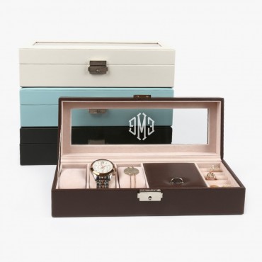 Monogram Small Watch Case & Jewelry Storage Valet