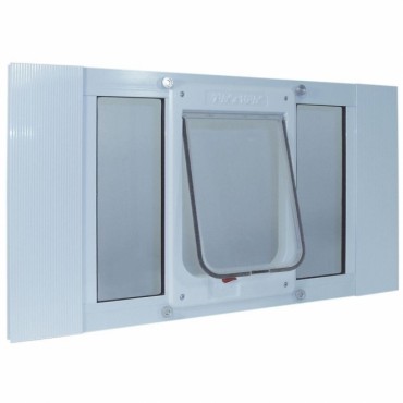 Ideal Pet Aluminum Sash Window Chubby Kat Door 33 38 Inches