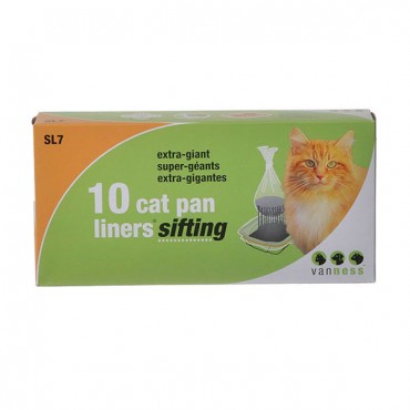 Van Ness Pureness Sifting Cat Pan Liners - Extra Giant - SL7 - 10 Pack - 4 Pieces