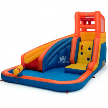 Inflatable Water Bouncer House With Climbing Wall