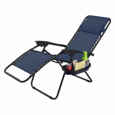 Outdoor Folding Zero Gravity Reclining Lounge Chair
