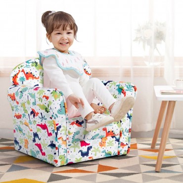 Toddler Children Armrest Cute Lovely Single Sofa
